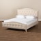 Baxton Studio Felisa Beige Upholstered and Button Tufted King Size Platform Bed 156-9507 - alternate 9